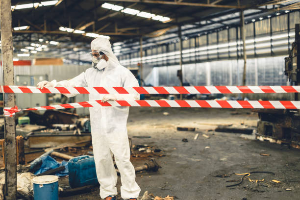 Professional Biohazard technician working in Meridian, ID